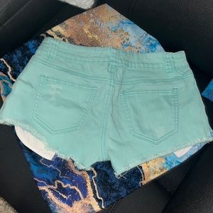 Size 6 teal colored shorts